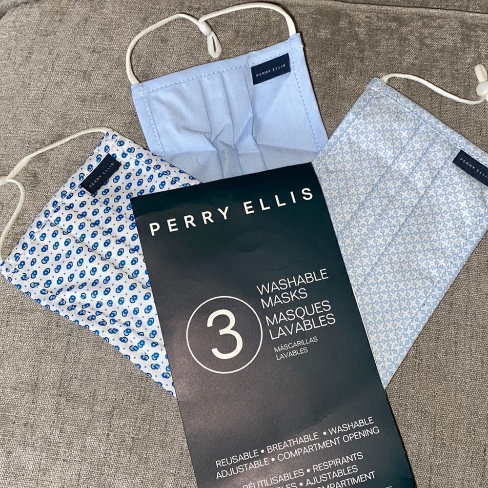 Perry Ellis Set of three Face Masks!